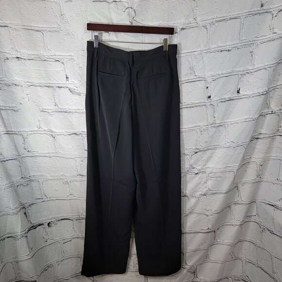 Jessica Simpson Black High Rise Wide Leg Pleated Trouser Pants 10 Office Career - Picture 6 of 10